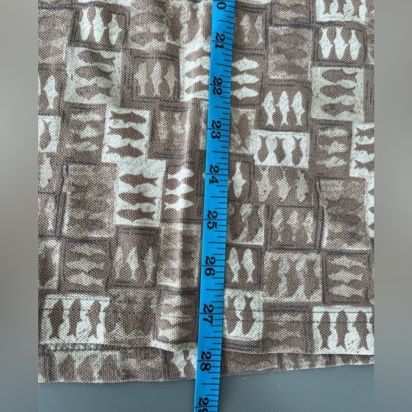 ❤️2/$30❤️[L]Woolrich Fishing Pattern Men's Brown Knit Polo Shirt - Picture 5 of 6